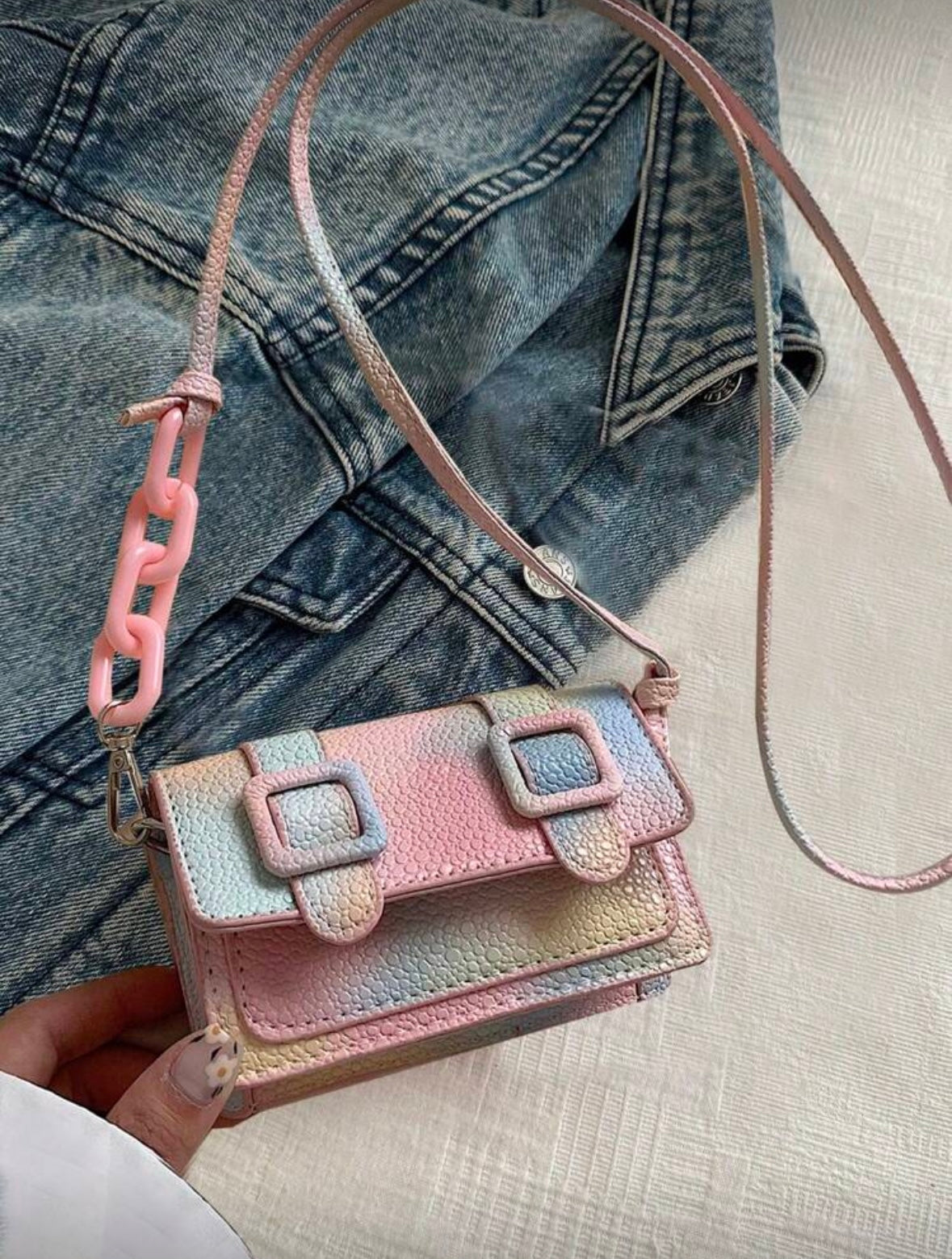 Mini Crossbody Hand Bag suitable for lipstick, iPods