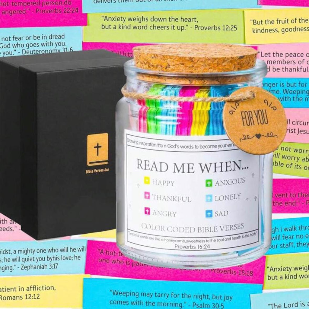 Bible Verse Jar - Gift Set (Includes Gift Box)